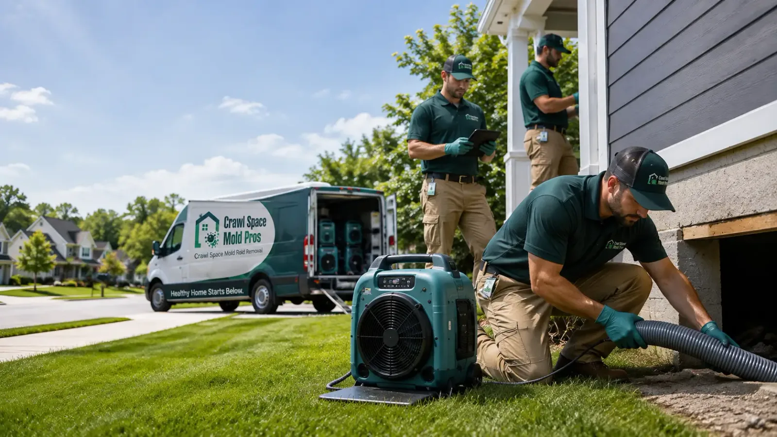 Crawl Space Mold Removal in East Windsor, CT